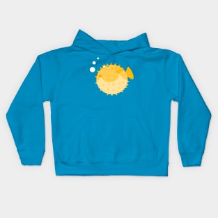 Cute Puffer Fish Kids Hoodie